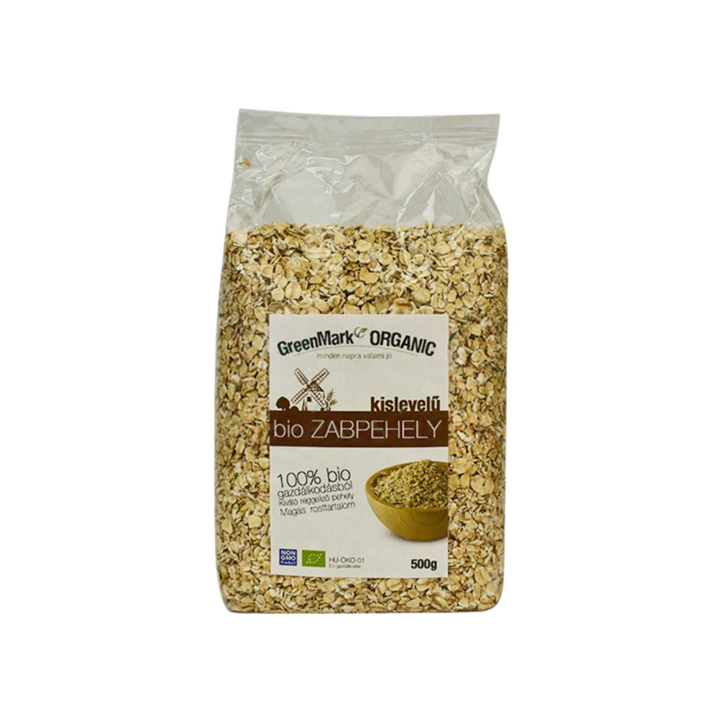 Greenmark organic fine oat flakes 500 g