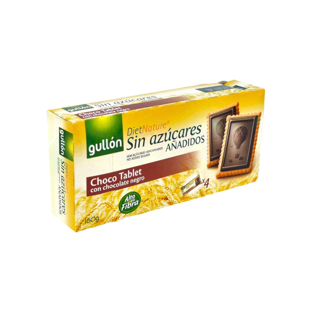Gullón choco tablet étcsokis keksz édesítőszerrel 150 g