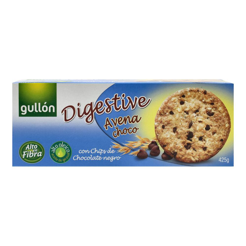 Gullón whole grain oat bran digestive biscuits. 425 g