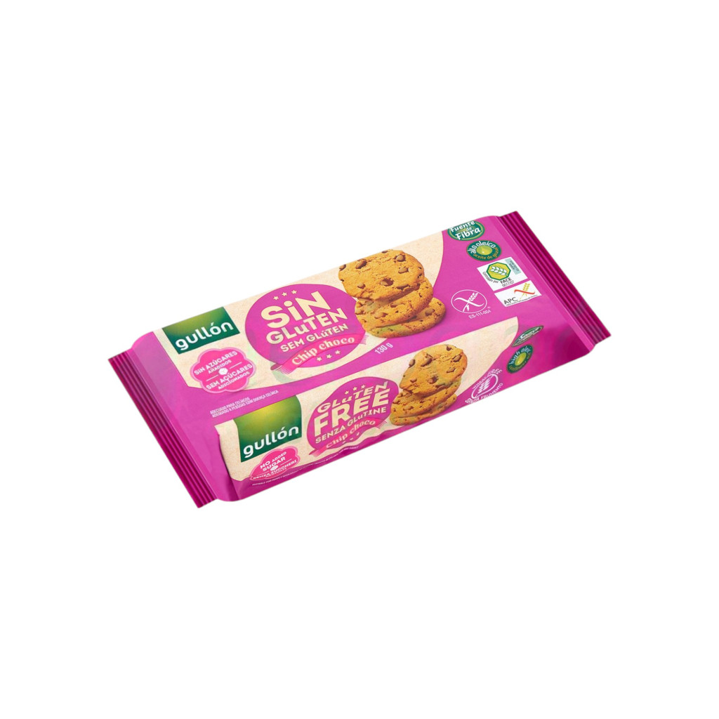 Gullón gluténmentes keksz chip choco étcsokoládé darabokkal 130 g