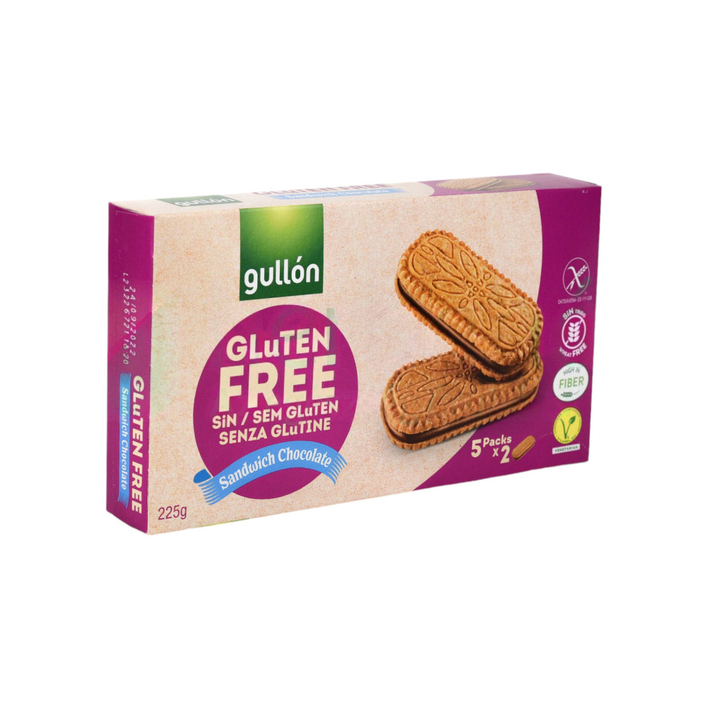 Gullón gluténmentes szendvicskeksz 225 g