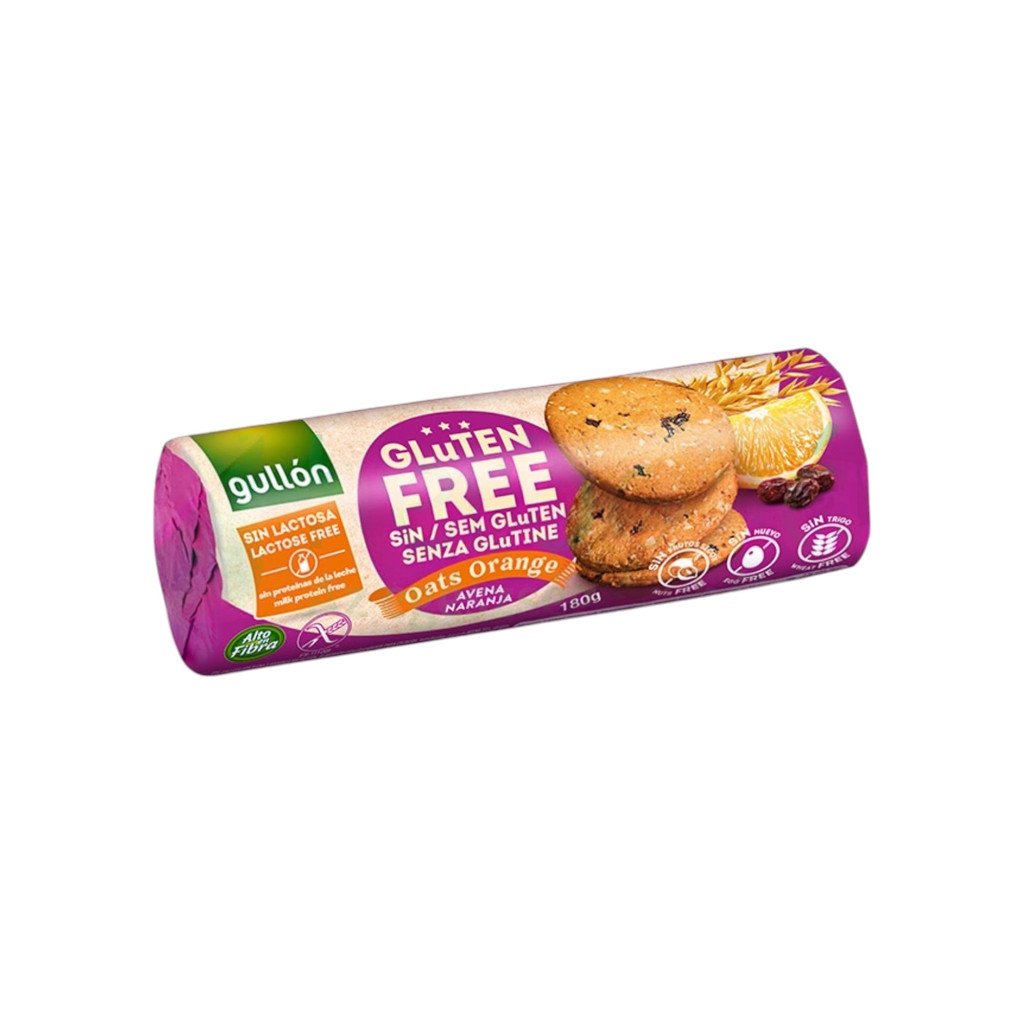 Gullón bezglutenowe ciastka owsiane z pomarańczą 180 g