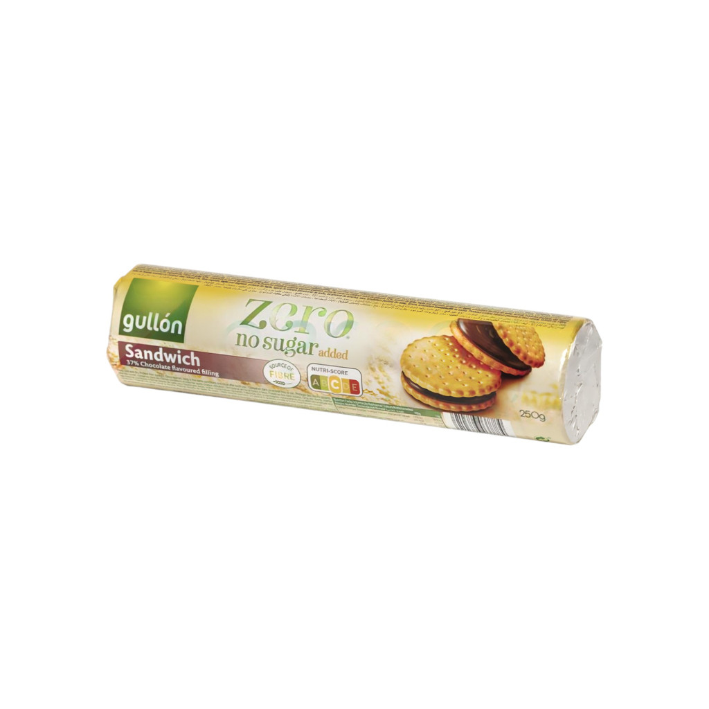 Sušienky Gullón plnené kakaovou krémov, osladené, 250 g