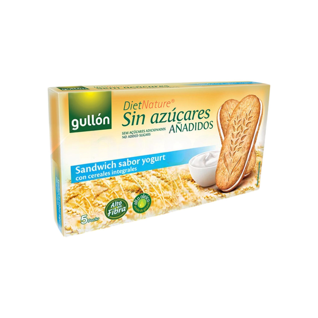 Gullón jogurtový raňajkový sendvičový sušienka 220 g