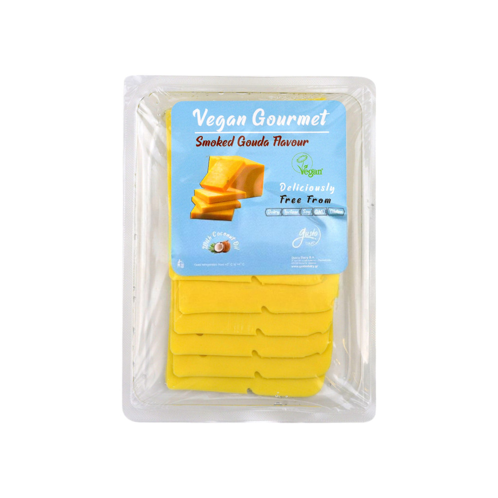 Gusto vegán készítmény szeletelt füstölt gouda ízű 140 g