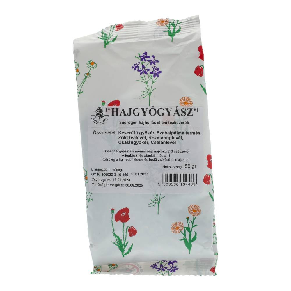 Gyógyfű ?hajgyógyász? androgén hajhullás elleni teakeverék 50 g