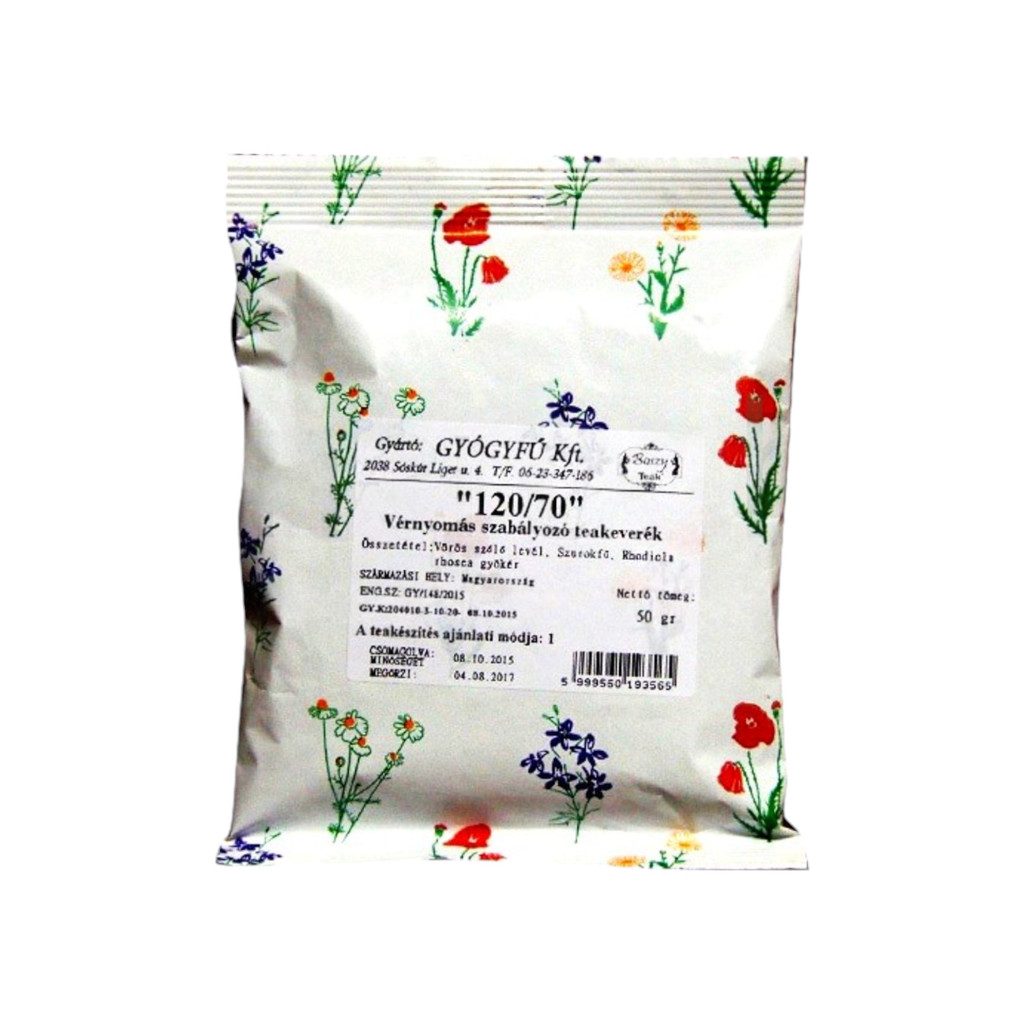 Kräutertee-Mischung zur Senkung des Blutdrucks von 120/70, 50 g