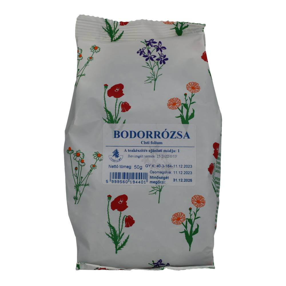 50 g de iarbă medicinală bodorrózsa