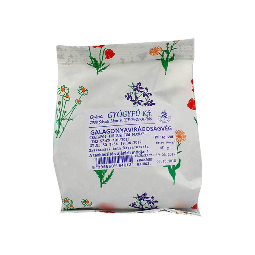 Medicinal herb hawthorn fruit end 40 g
