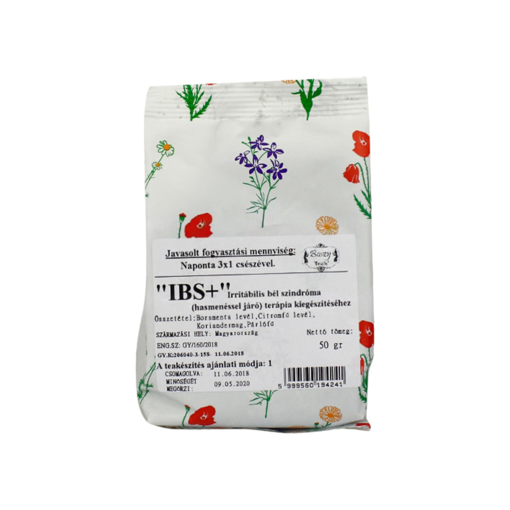 Ceai de plante medicinale pentru sindromul de colon iritabil / diaree / 50 g