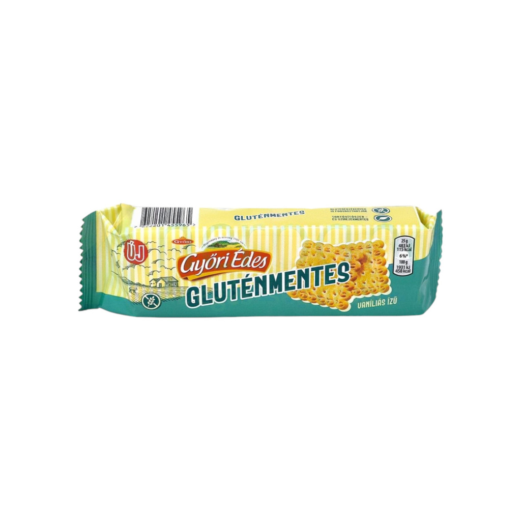 Gluténové vanilkové sušienky Győri 75 g