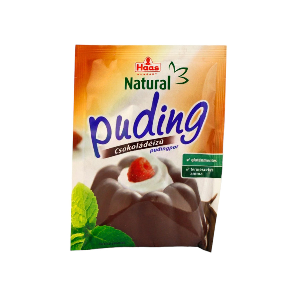 Haas natural chocolate pudding powder 44 g