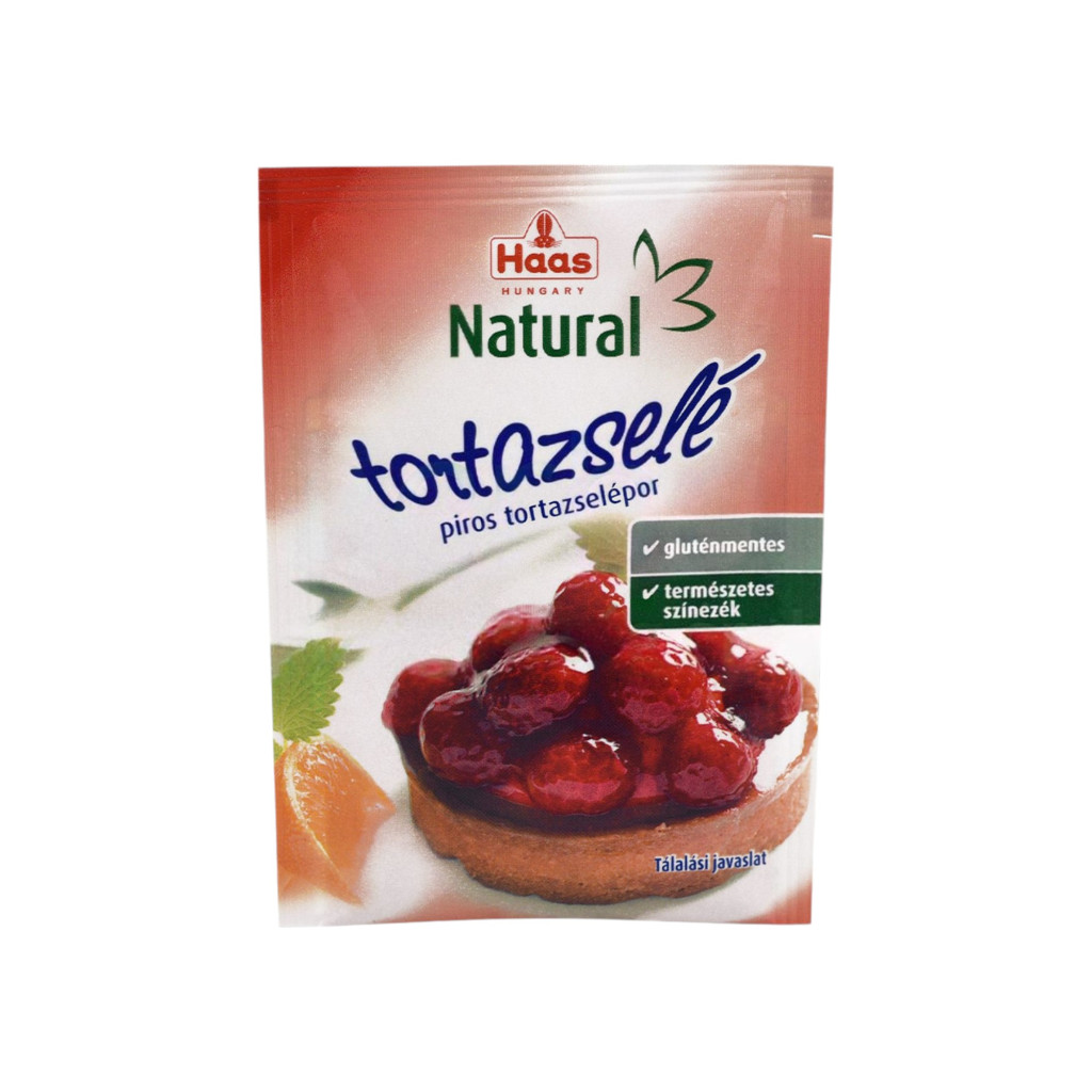 Haas natürliches Himbeer-Geleepulver rot 11 g