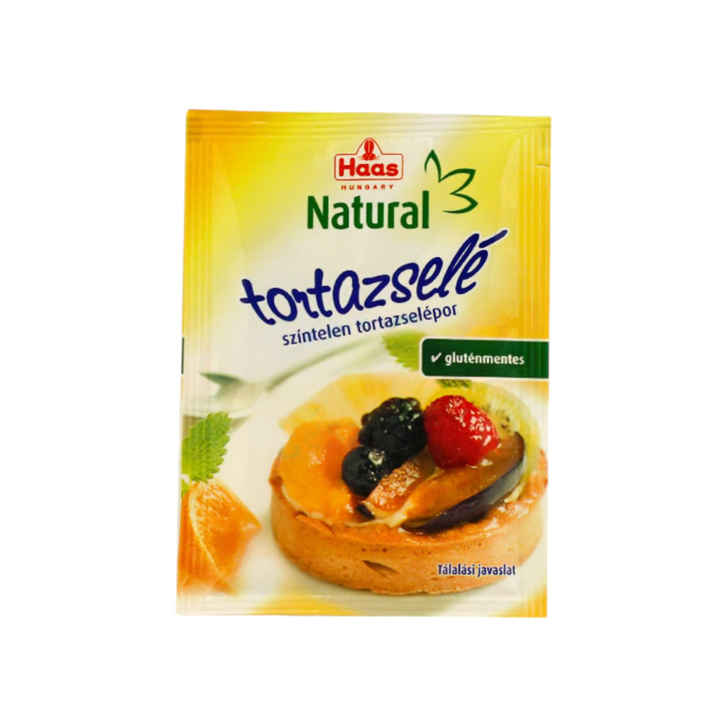 Prášok želé na tortu Haas prírodný bezfarebný 11 g