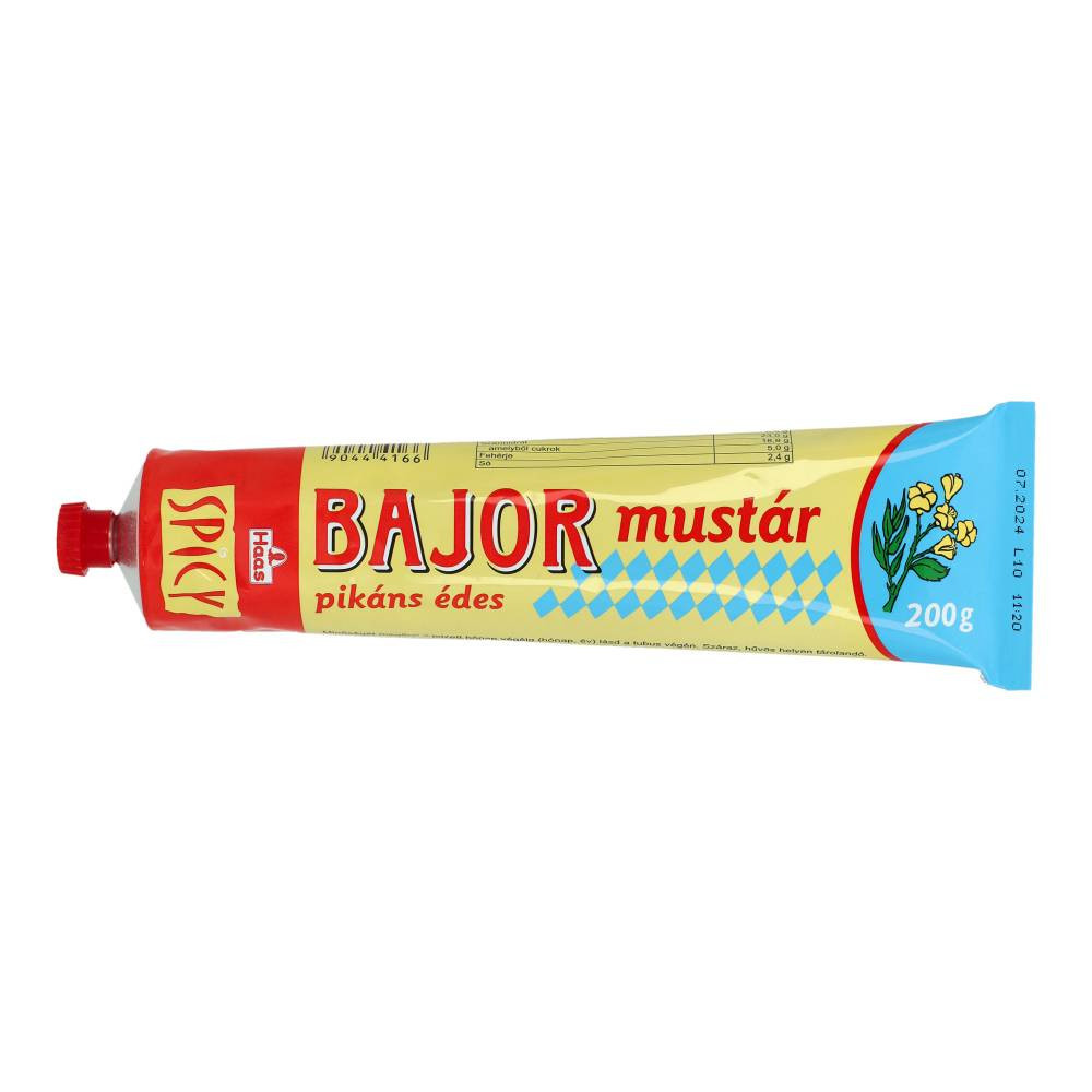 HAAS SPICY BAJOR MUSTÁR 200 g