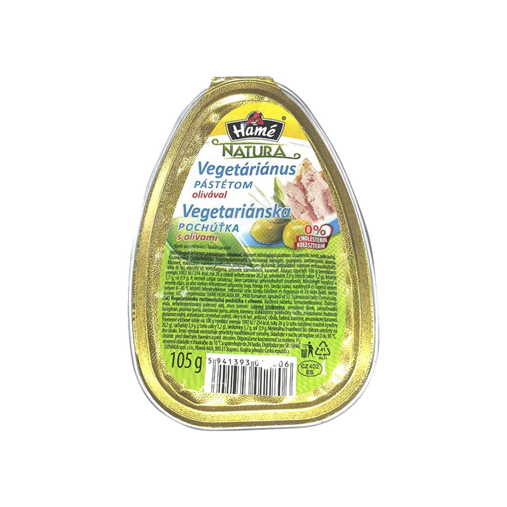 Hamé vegetáriánus pástétom olivával 105 g