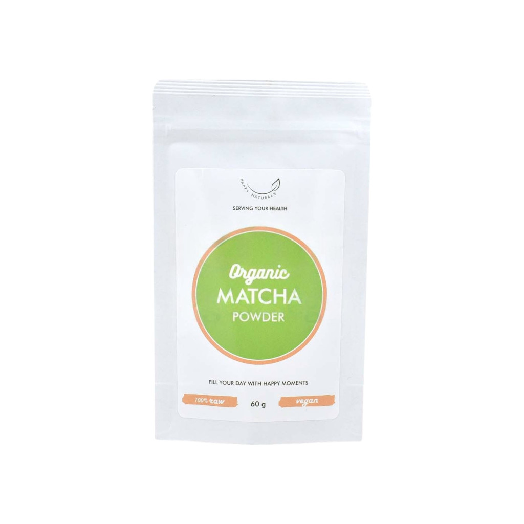 Happy Naturals organic matcha tea por 60 g