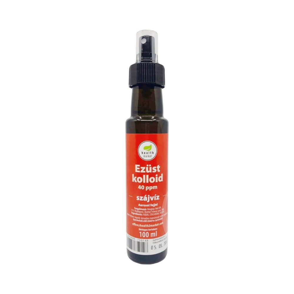 Health Market Silberkolloid 40 ppm Sprühflasche 100 ml