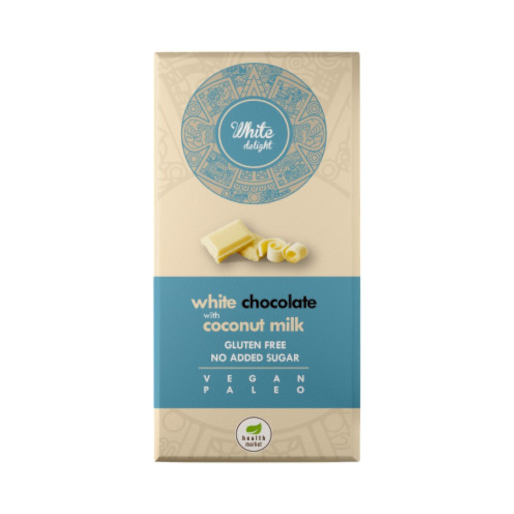 Health market paleo white delight fehér tábla édesítőszerekkel 80 g