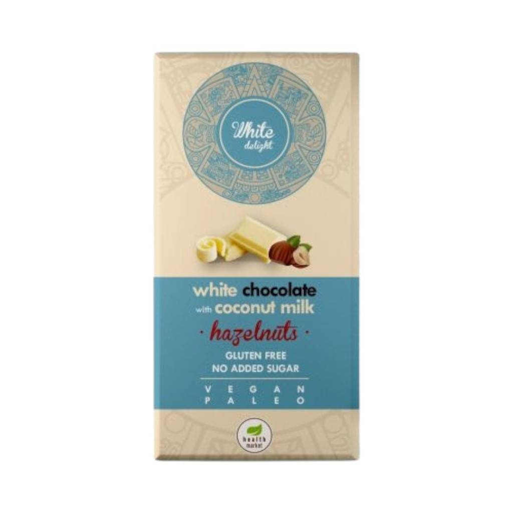 Piața sănătății delight alb paleo cu nuci de cocos 80g