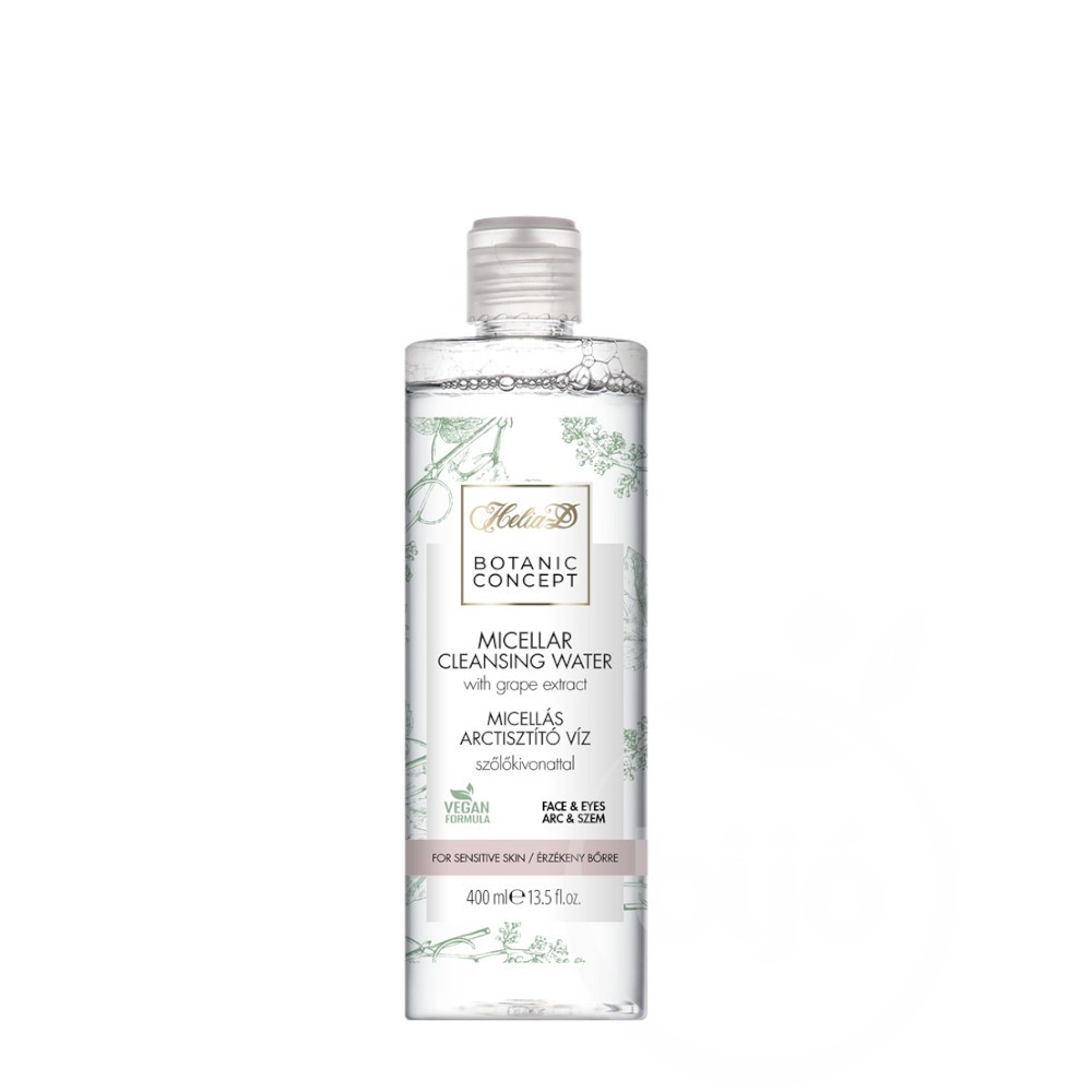 Helia-D botanic concept micellás arctisztító víz szőlőkivonattal 400 ml