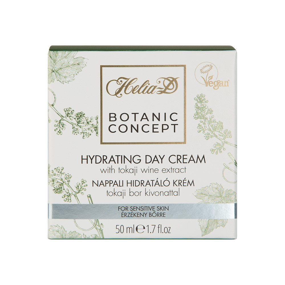 Helia-D botanic concept nappali hidratáló krém tokaji bor kivonattal érzéékeny bőrre 50 ml
