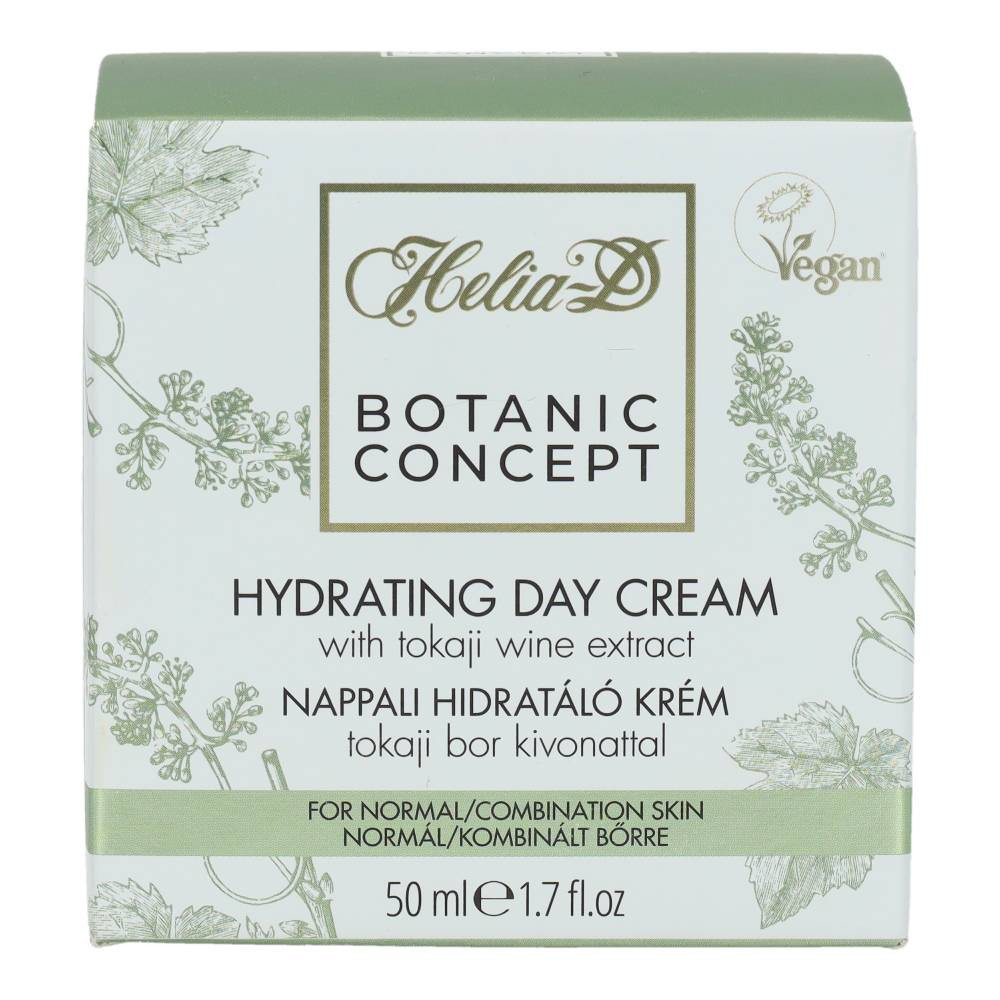 Helia-D botanic concept nappali hidratáló krém tokaji bor kivonattal normál, kombinált bőrre 50 ml