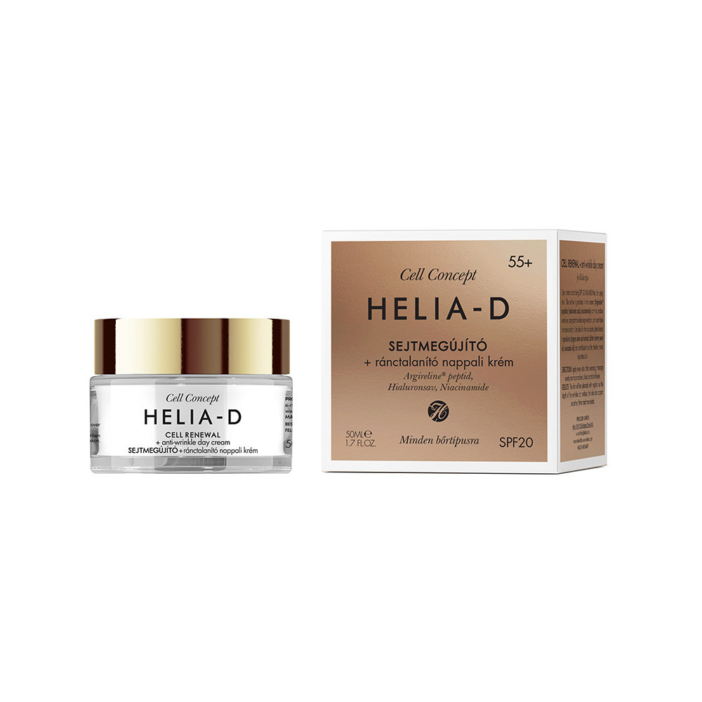 Denní krém Helia-D Cell Concept 55+ s regeneračním a vráskám předcházejícím účinkem, 50ml