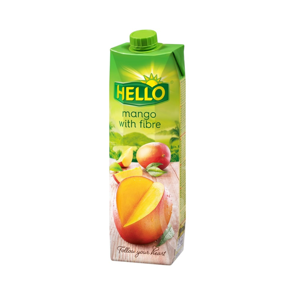 Bună suc de mango cu pulpă, conținut de fructe de 25%, 1000 ml