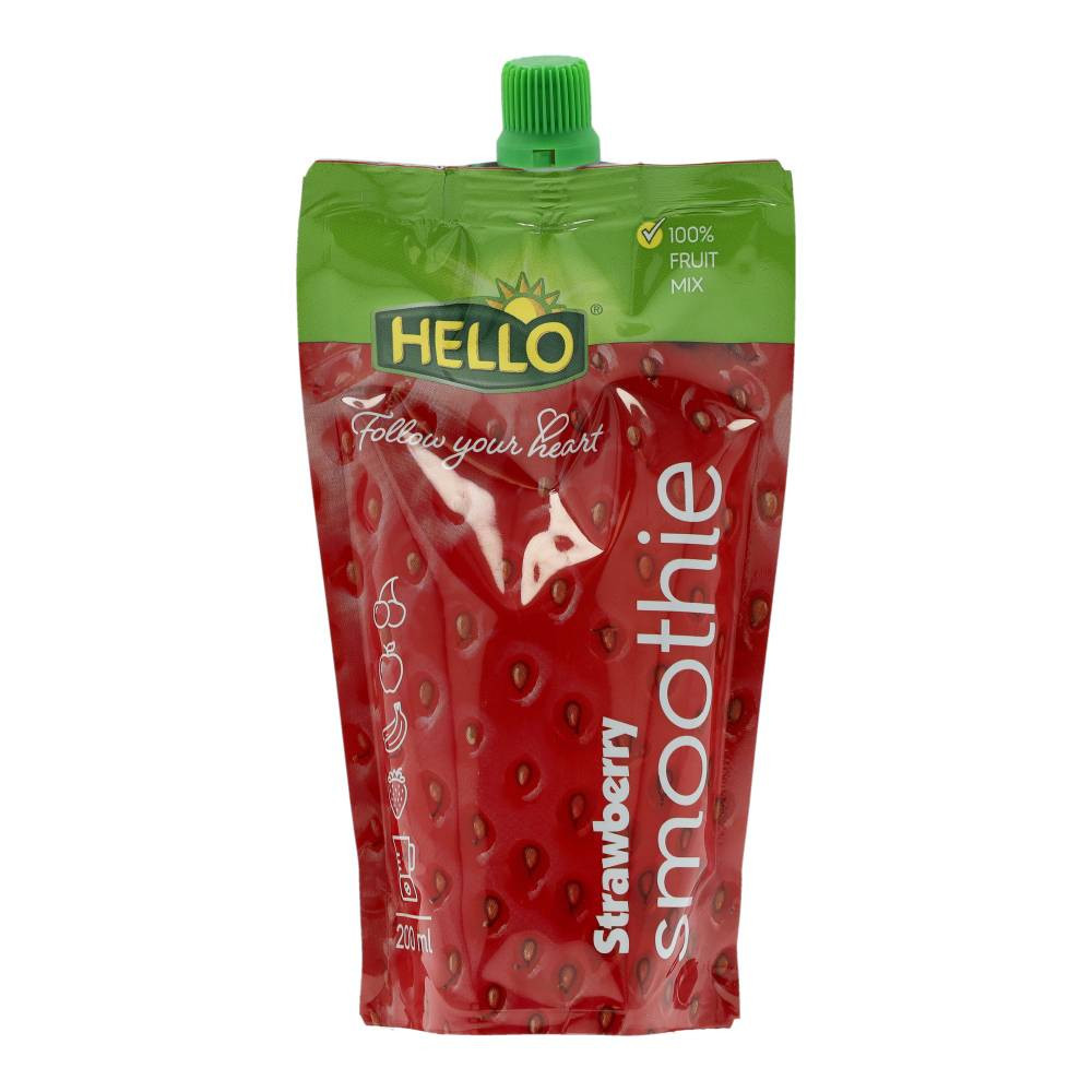 Cześć smoothie truskawkowo-owocowy koktajl 200 ml