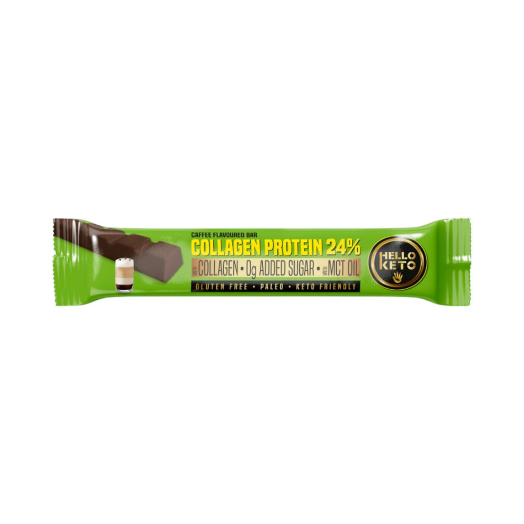 HelloKeto sáčko s kollagenním proteinem se příchutí kávy 40 g