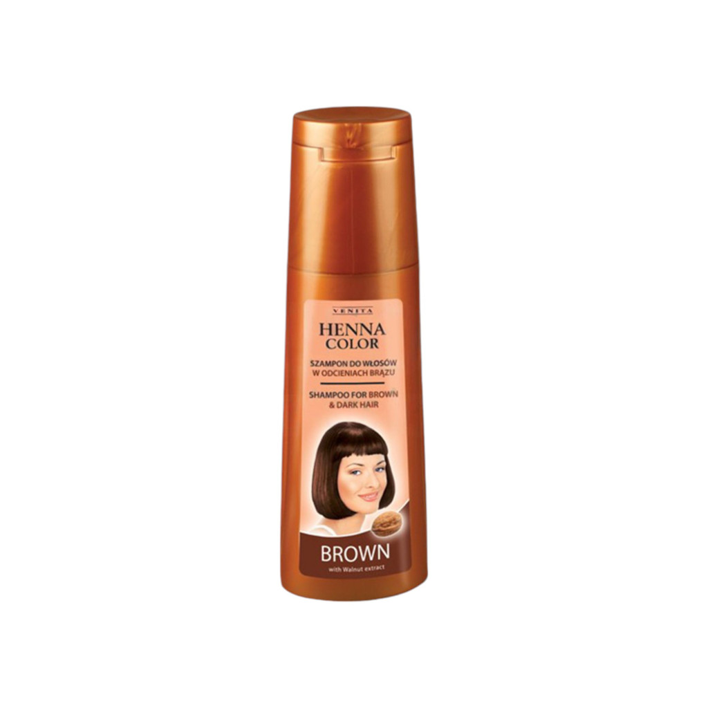Henna Color hajsampon barna és piros árnyalatú hajra 250 ml