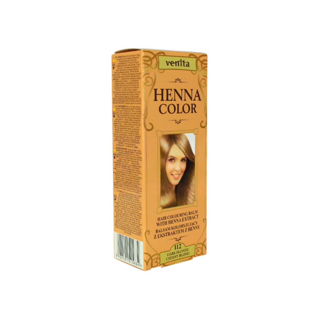 Henna Color szinező hajbalzsam nr 112 sötétszőke 75 ml