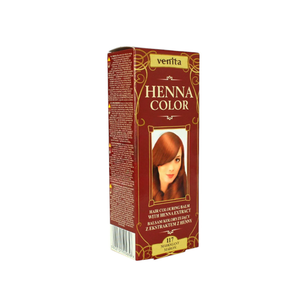 Henna Color szinező hajbalzsam nr 117 mahagóni 75 ml
