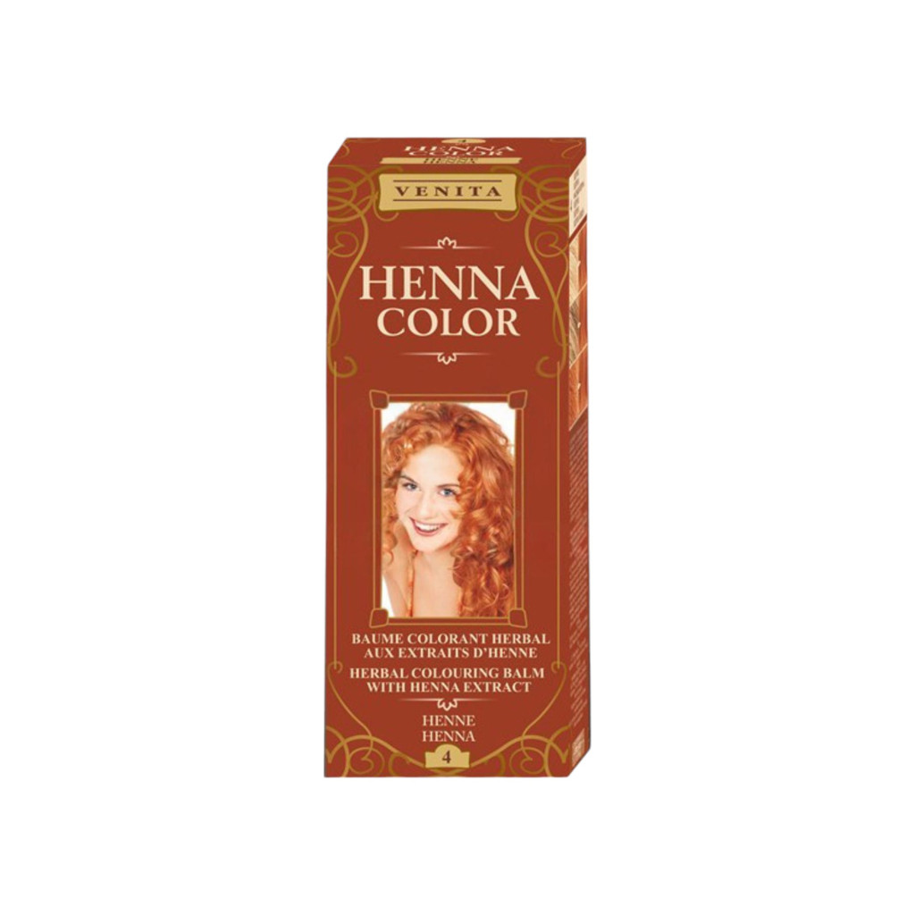 Henna Color szinező hajbalzsam nr 4 henna vörös 75 ml