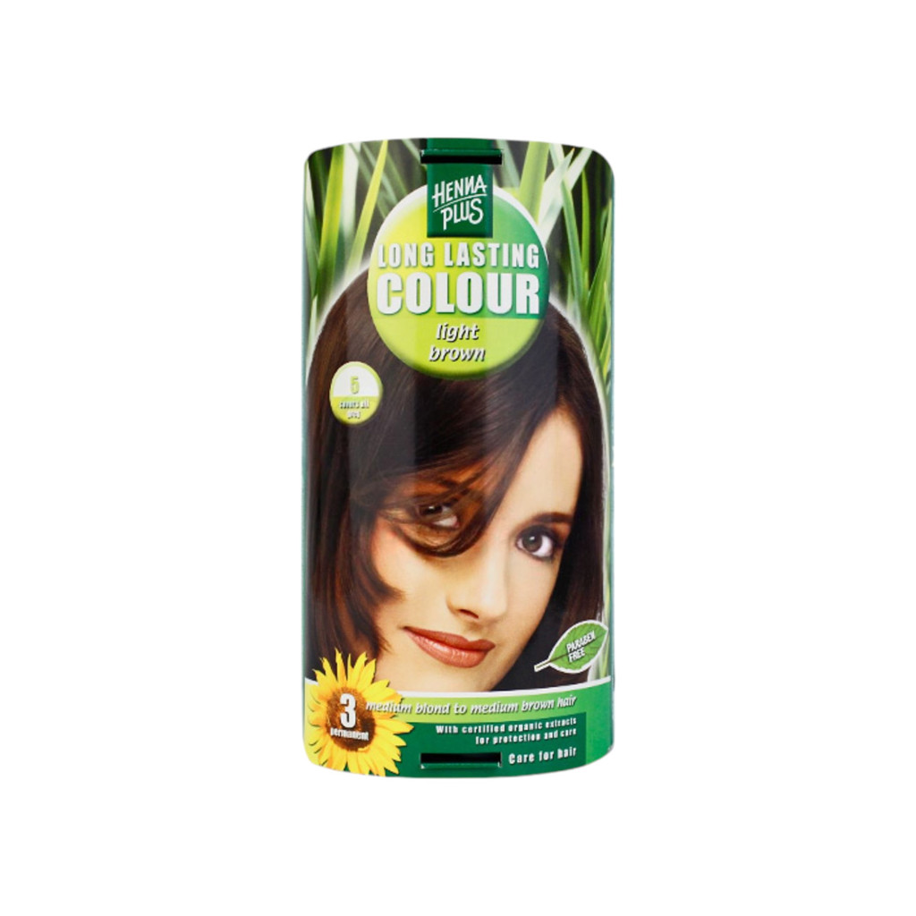 Hennaplus Hair Dye 5. Light Brown /49143/ 1 pc