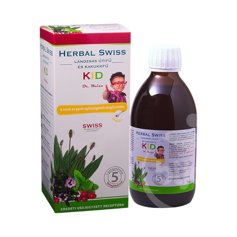 Herbal Swiss kid szirup 300 ml