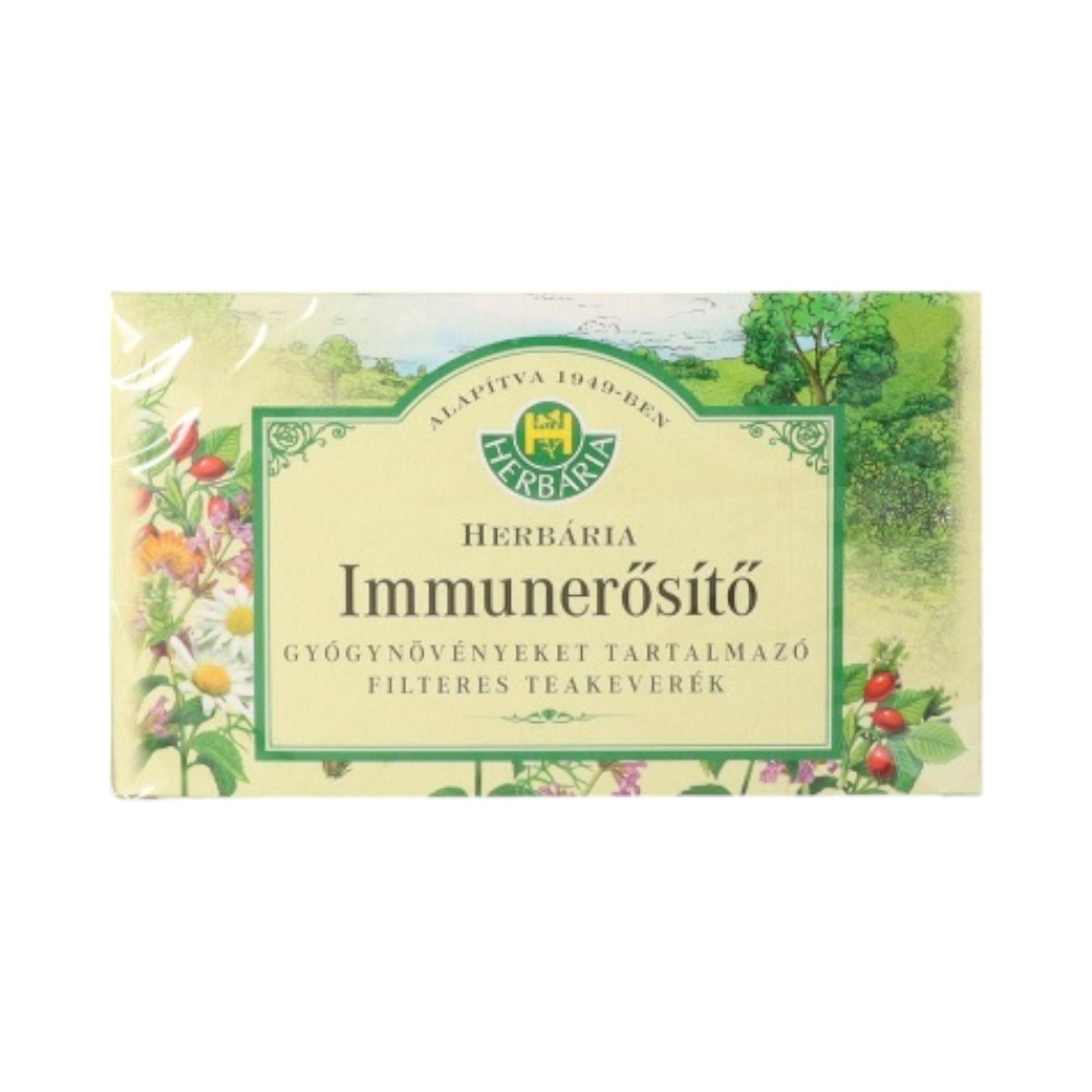 Herbária immunerősítő borítékolt filteres tea 20x1,5g 30 g