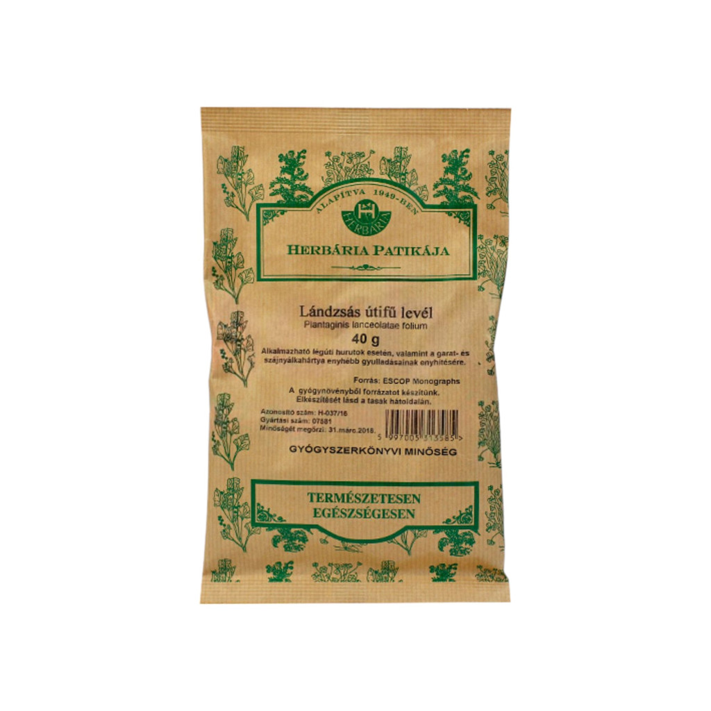 Herbária lándzsás útifűlevél tea 40 g