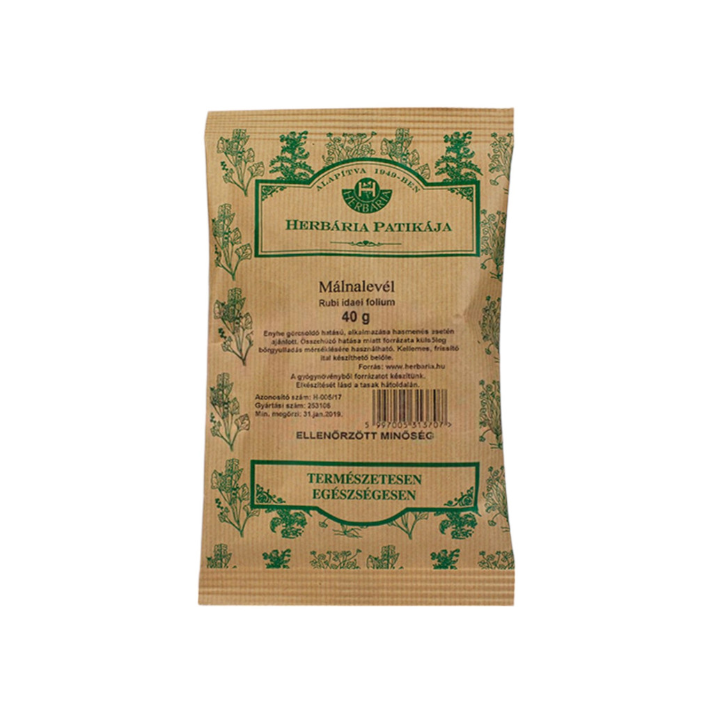 Herbária málnalevél tea 40 g