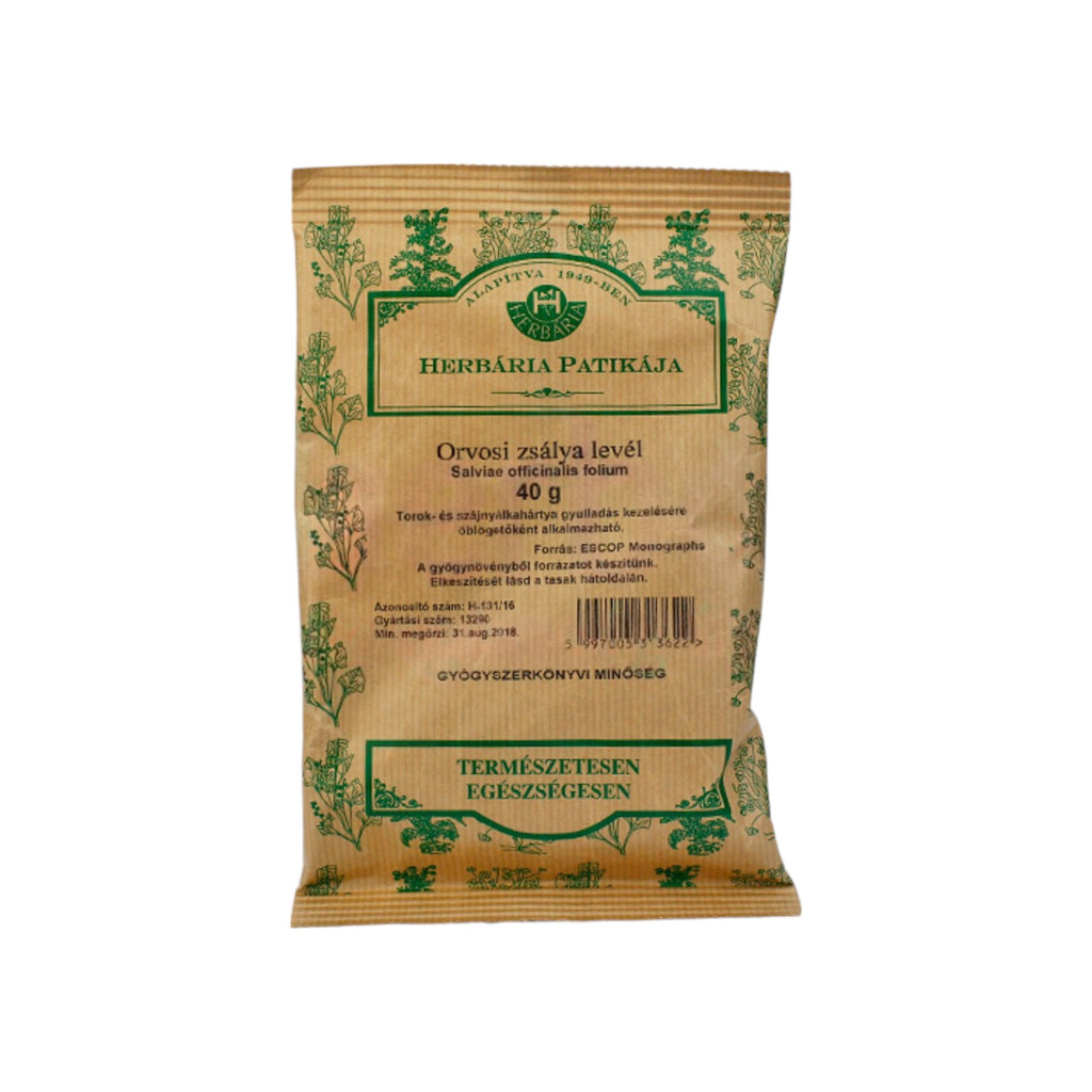 Herbária orvosi zsálya levél tea 40 g