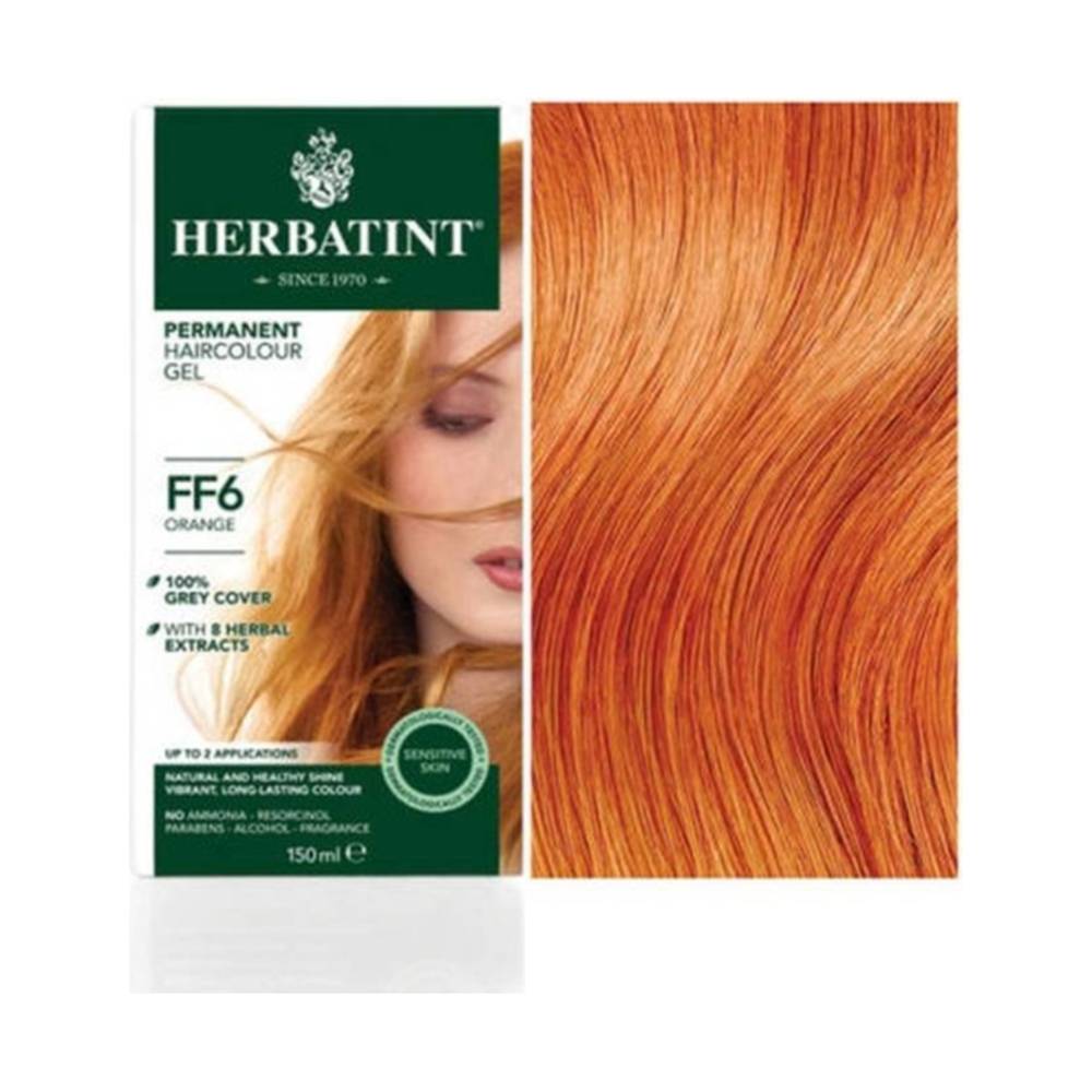 Vopsea de păr Herbatint ff6 fashion orange, 135 ml