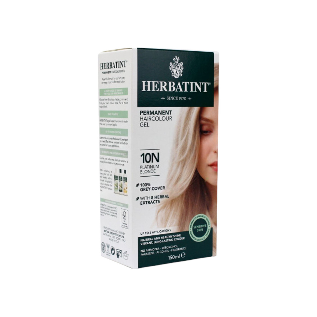 HERBATINT TERMÉSZETES TARTÓS HAJFESTÉK 10N ( PLATINASZŐKE) 150 ml