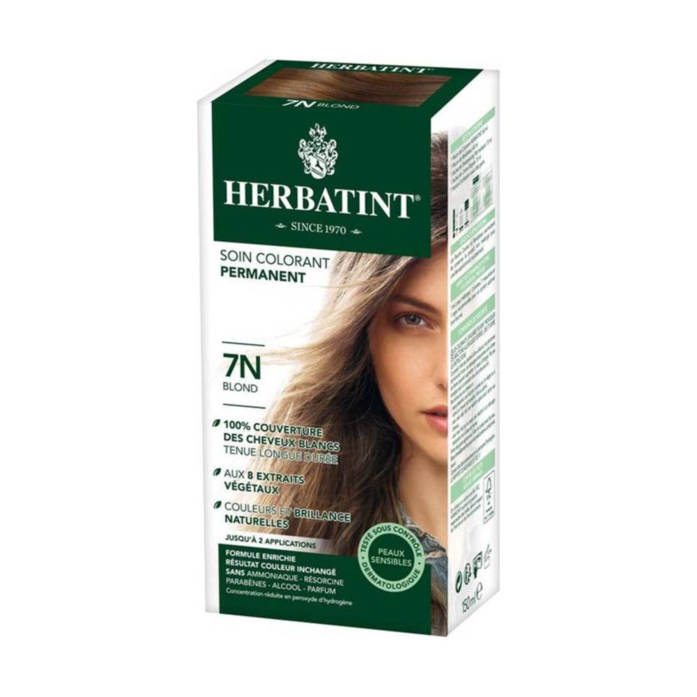 VOPSEA DE PÄR HERBATINT NATURALĂ PERMANENTĂ 7N (BLOND) 150 ml