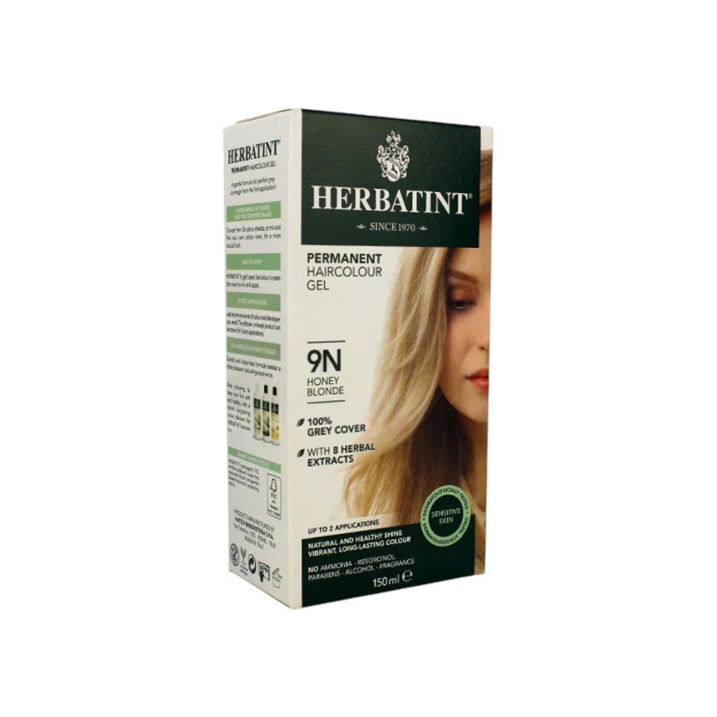 HERBATINT NATÜRLICHER PERMANENTER HAARFARBE 9N (HONIGBLOND) 150 ml