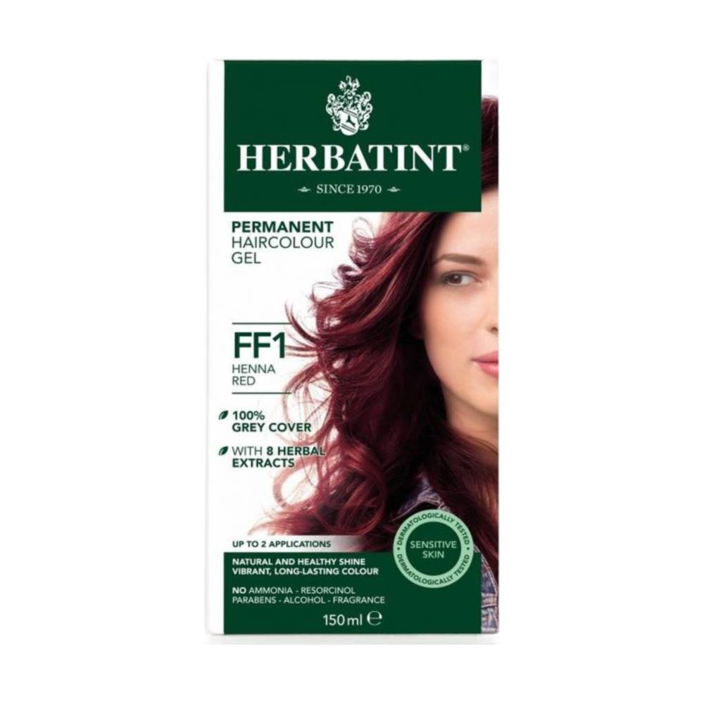 HERBATINT TERMÉSZETES TARTÓS HAJFESTÉK FF1 (HENNAVÖRÖS) 150 ml