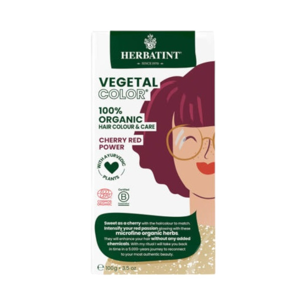 Herbatint vegetal color cherry red hajfesték 100 g