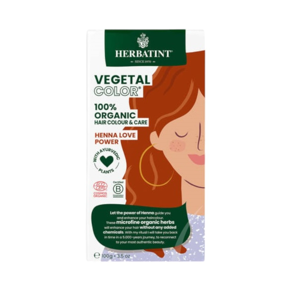 Herbatint vegetal color henna love hajfesték 100 g