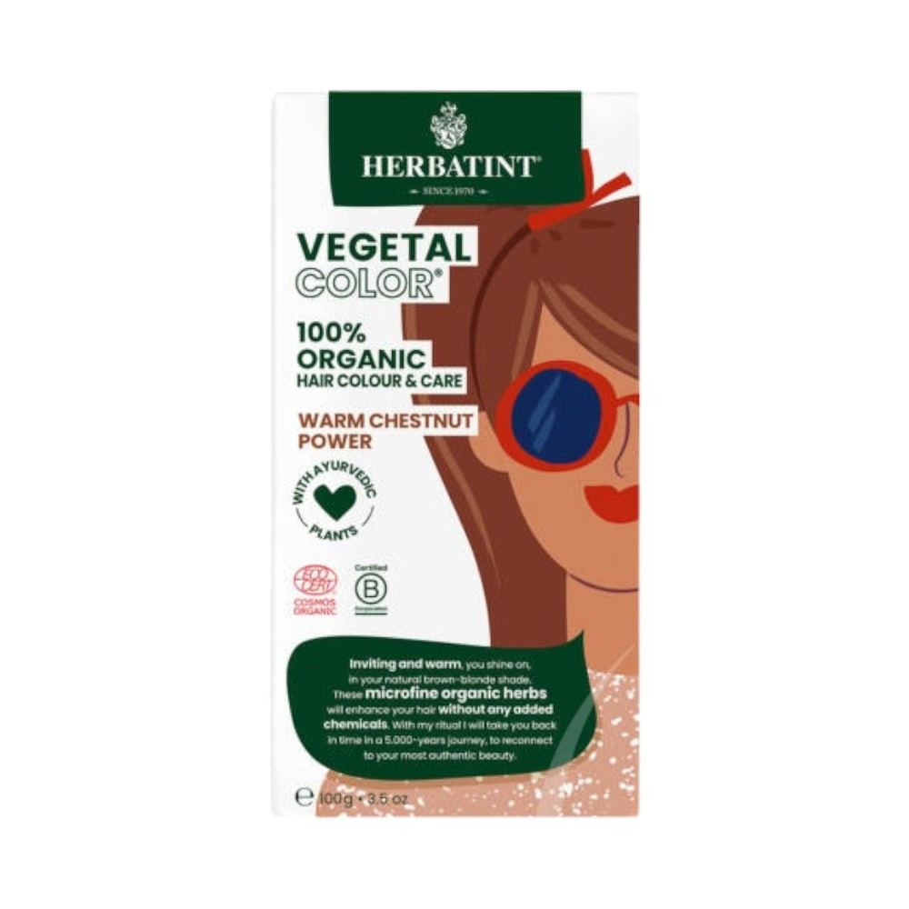 Herbatint vegetal color warm chestnut hajfesték 100 g