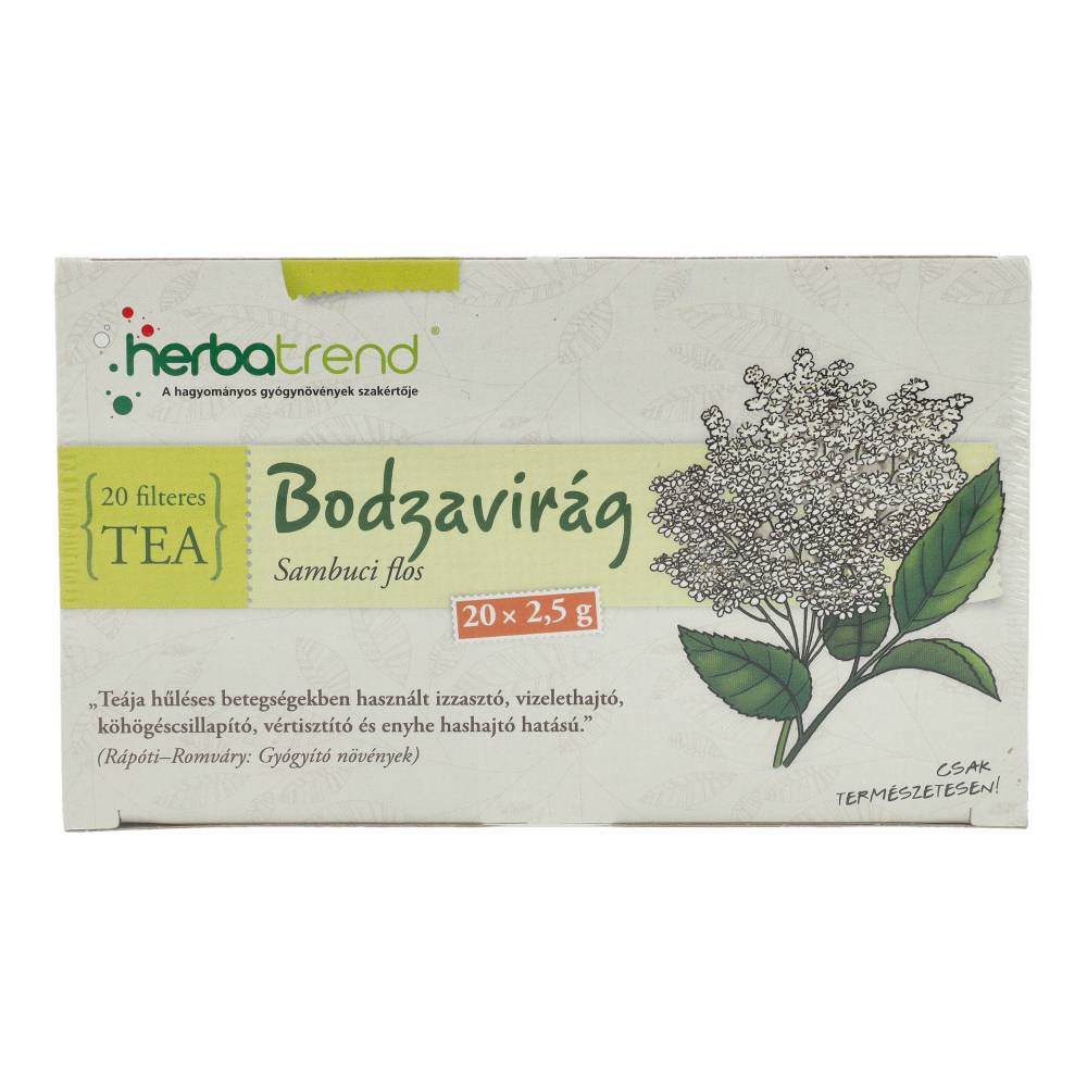 Ceai de soc Herbatrend cu flori de soc 20 de filtre